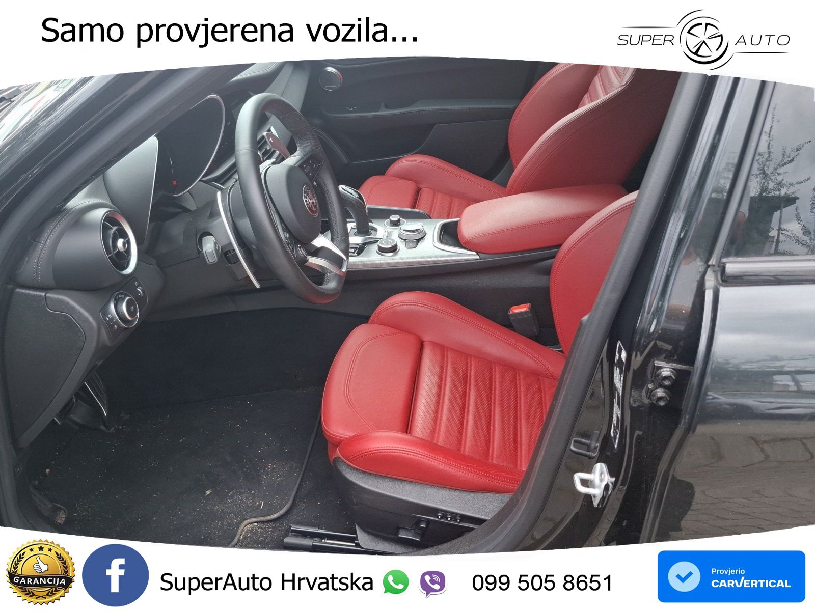 Alfa Romeo Giulia 2.0 Turbo (280 KS) AWD Automatic LED+GR SJED+ACC