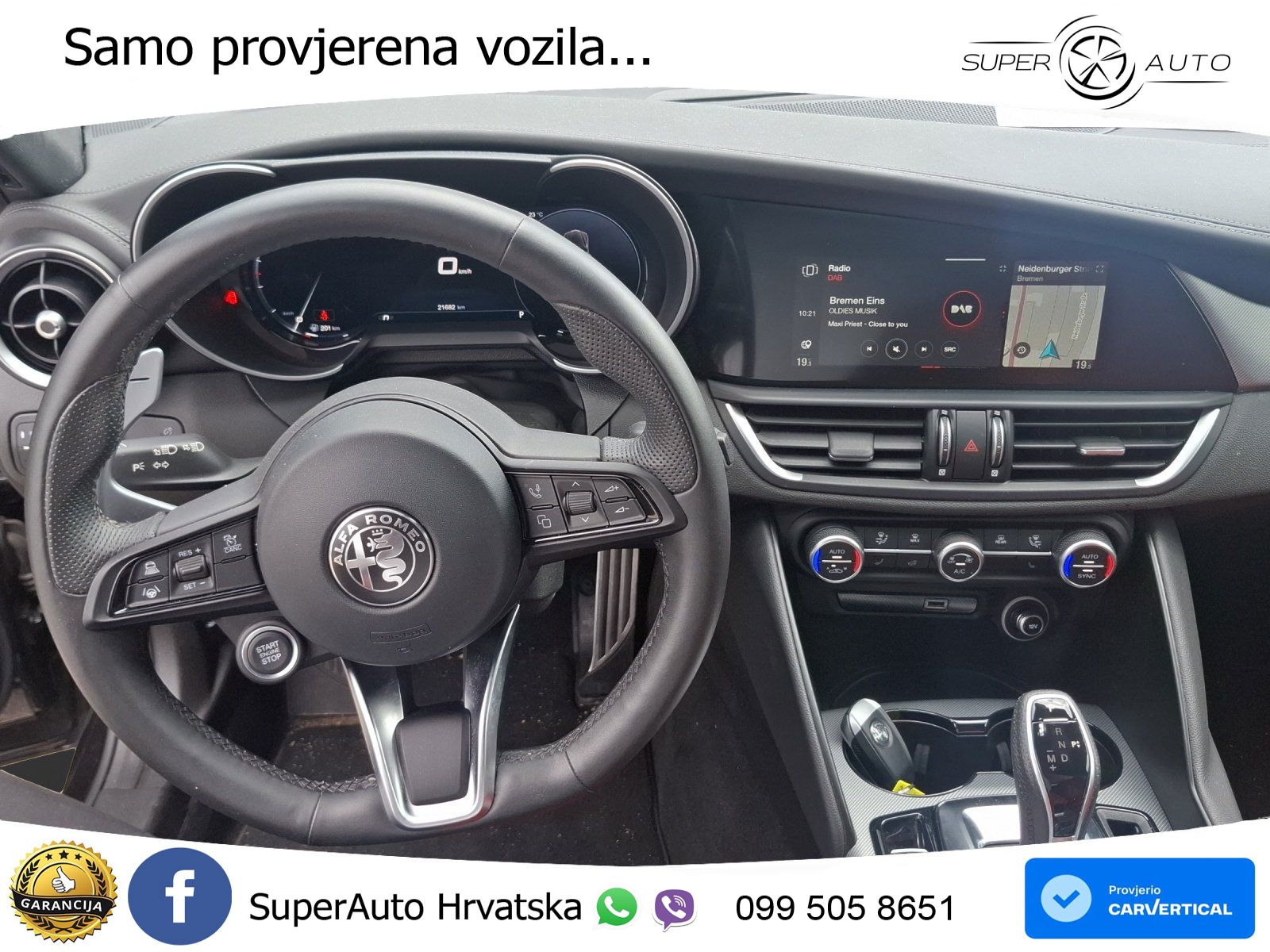Alfa Romeo Giulia 2.0 Turbo (280 KS) AWD Automatic LED+GR SJED+ACC