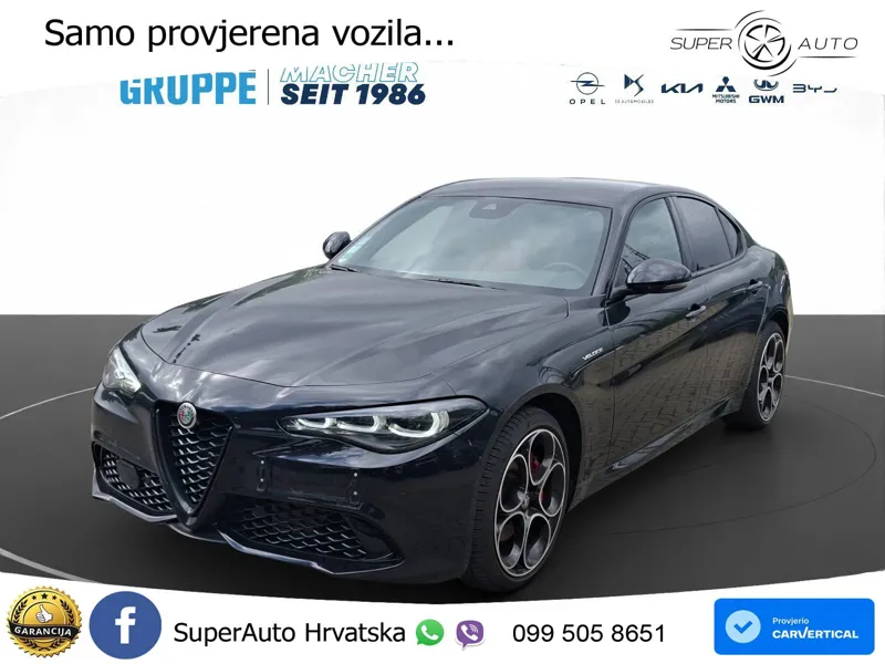Alfa Romeo Giulia 2.0 Turbo (280 KS) AWD Automatic LED+GR SJED+ACC