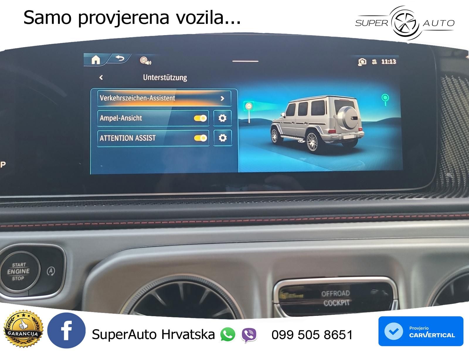 Mercedes AMG G 63 Long V8 (585 KS) 4MATIC 9G-TRONIC AMG SPEEDSHIFT TCT Superior LED+GR SJED+ACC