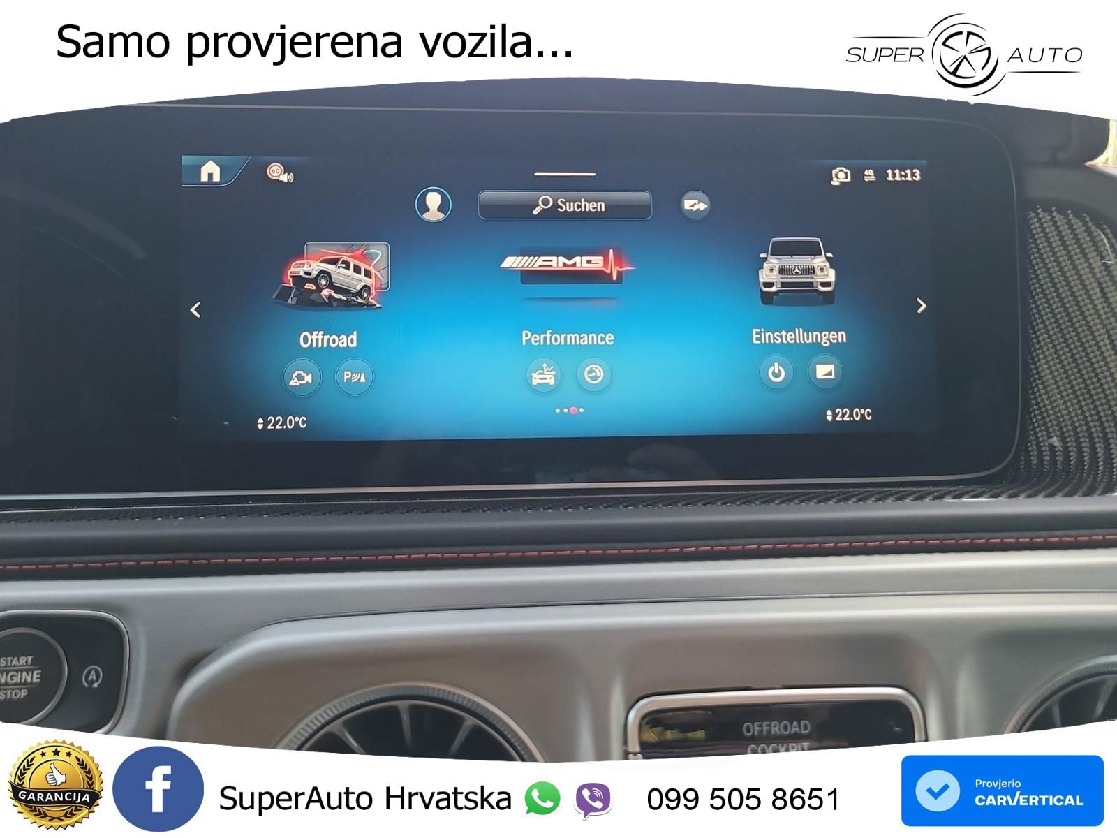 Mercedes AMG G 63 Long V8 (585 KS) 4MATIC 9G-TRONIC AMG SPEEDSHIFT TCT Superior LED+GR SJED+ACC