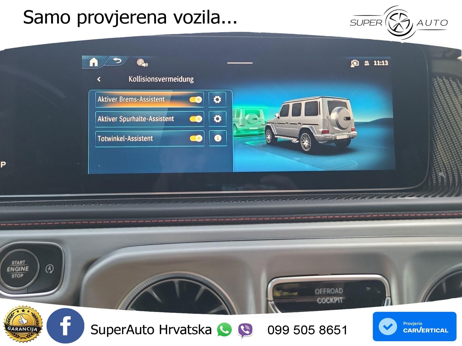 Mercedes AMG G 63 Long V8 (585 KS) 4MATIC 9G-TRONIC AMG SPEEDSHIFT TCT Superior LED+GR SJED+ACC