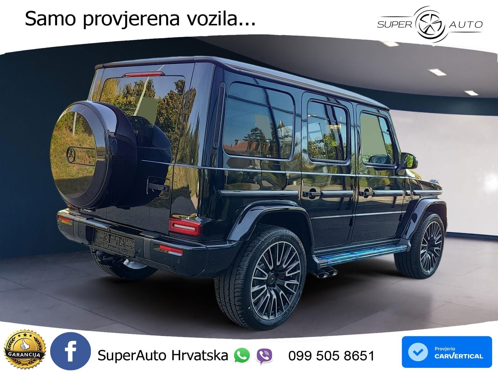 Mercedes AMG G 63 Long V8 (585 KS) 4MATIC 9G-TRONIC AMG SPEEDSHIFT TCT Superior LED+GR SJED+ACC