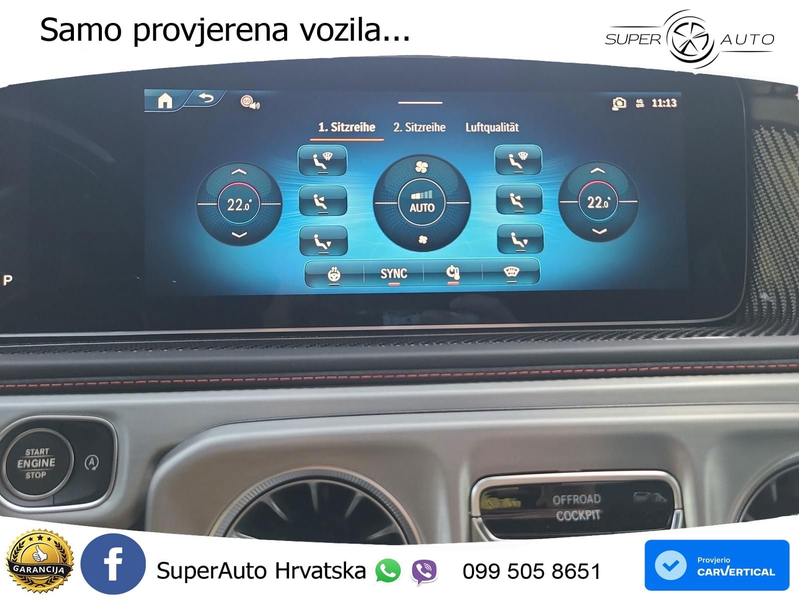 Mercedes AMG G 63 Long V8 (585 KS) 4MATIC 9G-TRONIC AMG SPEEDSHIFT TCT Superior LED+GR SJED+ACC