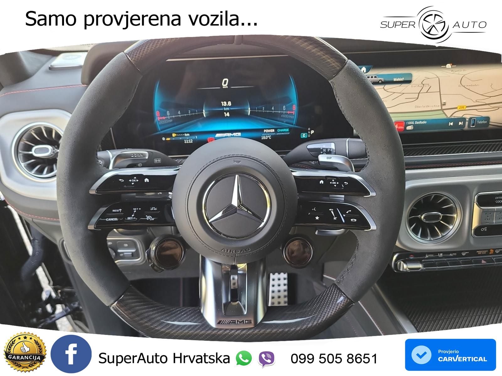 Mercedes AMG G 63 Long V8 (585 KS) 4MATIC 9G-TRONIC AMG SPEEDSHIFT TCT Superior LED+GR SJED+ACC