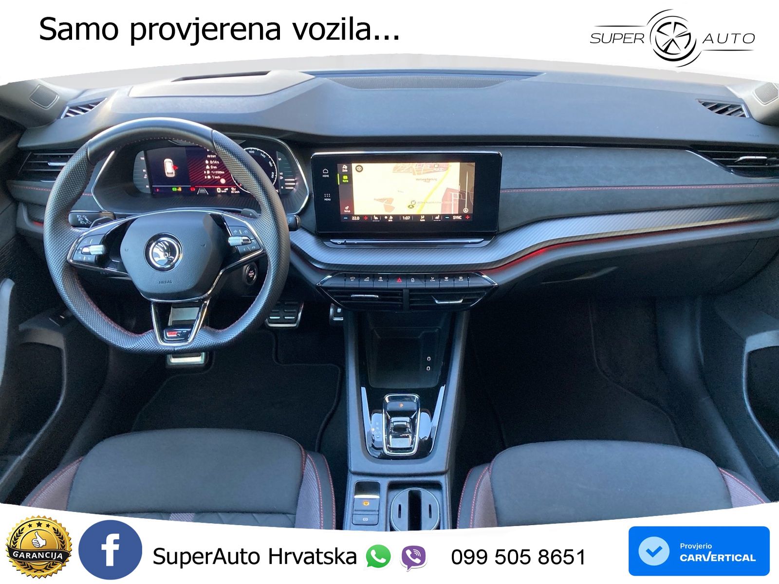 Škoda Octavia Combi RS 2.0 TDI (200 KS) DSG LED+GR SJED+ACC