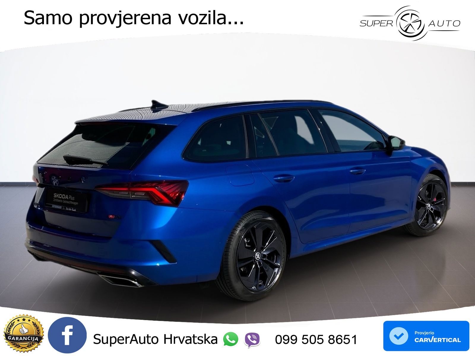 Škoda Octavia Combi RS 2.0 TDI (200 KS) DSG LED+GR SJED+ACC