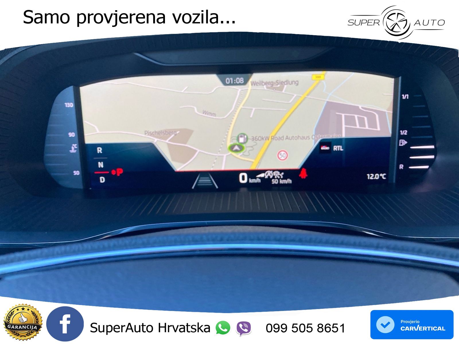 Škoda Octavia Combi RS 2.0 TDI (200 KS) DSG LED+GR SJED+ACC