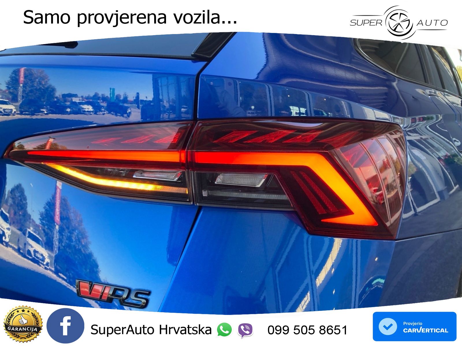 Škoda Octavia Combi RS 2.0 TDI (200 KS) DSG LED+GR SJED+ACC
