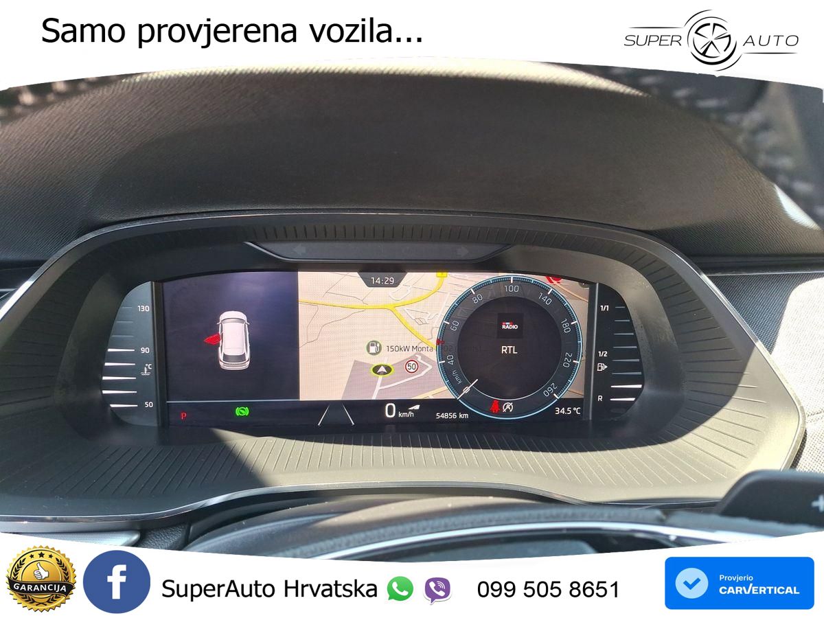 Škoda Octavia Combi 2.0 TDI (150 KS) DSG Selection LED+GR SJED+ACC