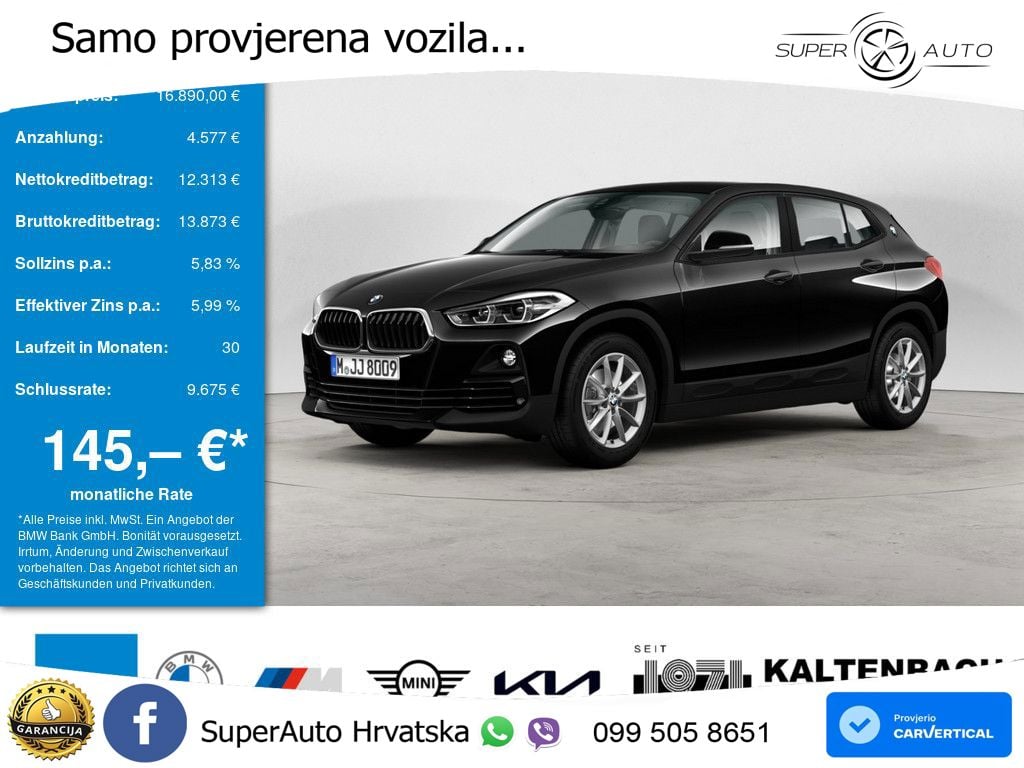 BMW X2 sDrive18i Manual
