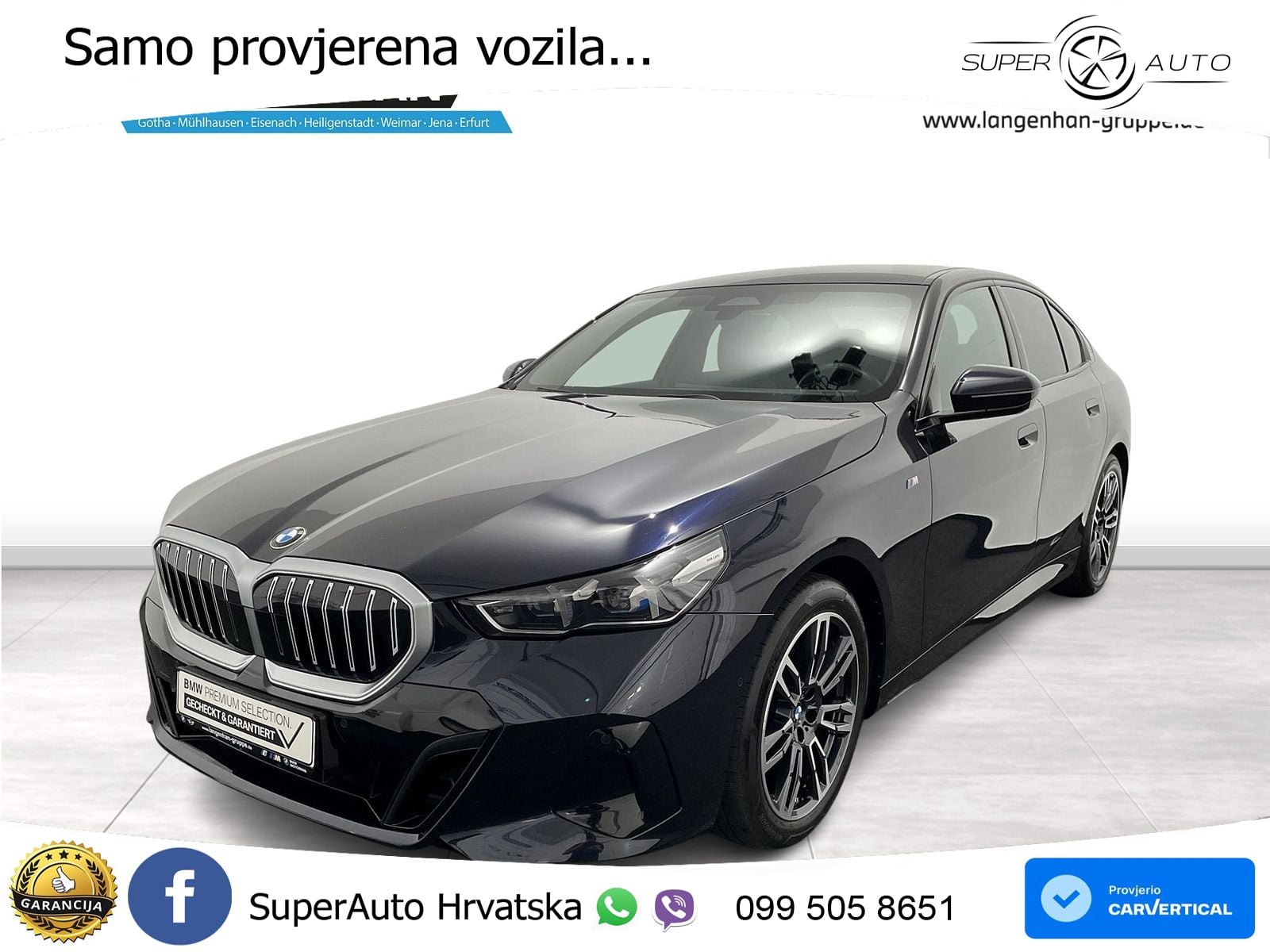 BMW 520d (197 KS) Steptronic M Sport LED+GR SJED+ACC