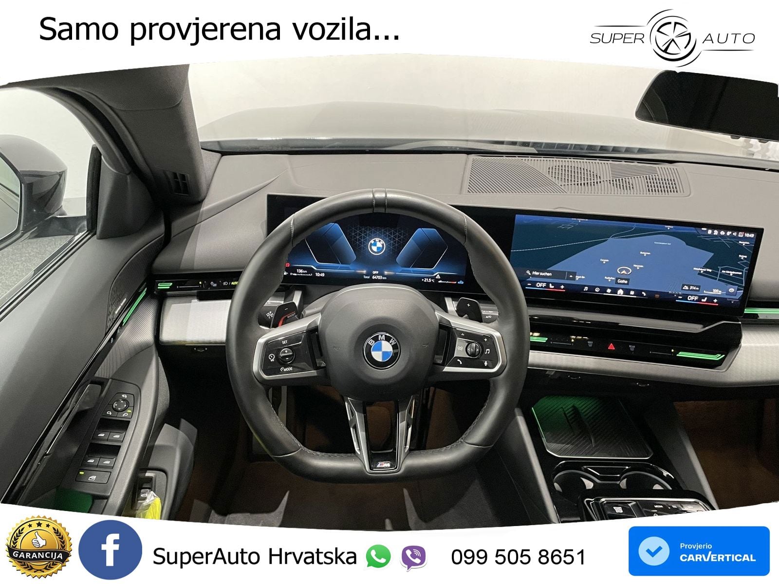 BMW 520d (197 KS) Steptronic M Sport LED+GR SJED+ACC