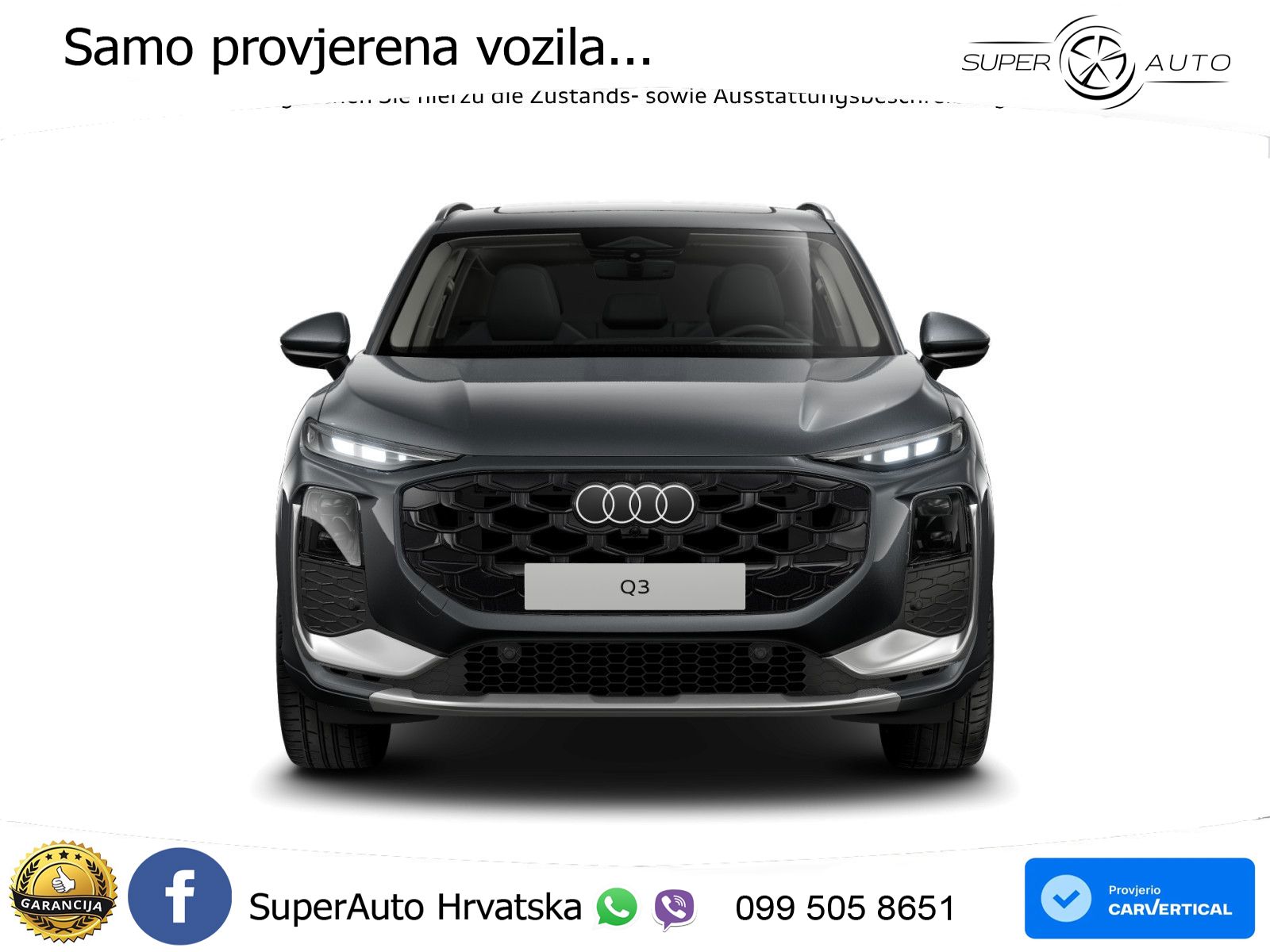 Audi Q3 1.5 TFSIe (272 KS) S tronic LED+GR SJED+ACC