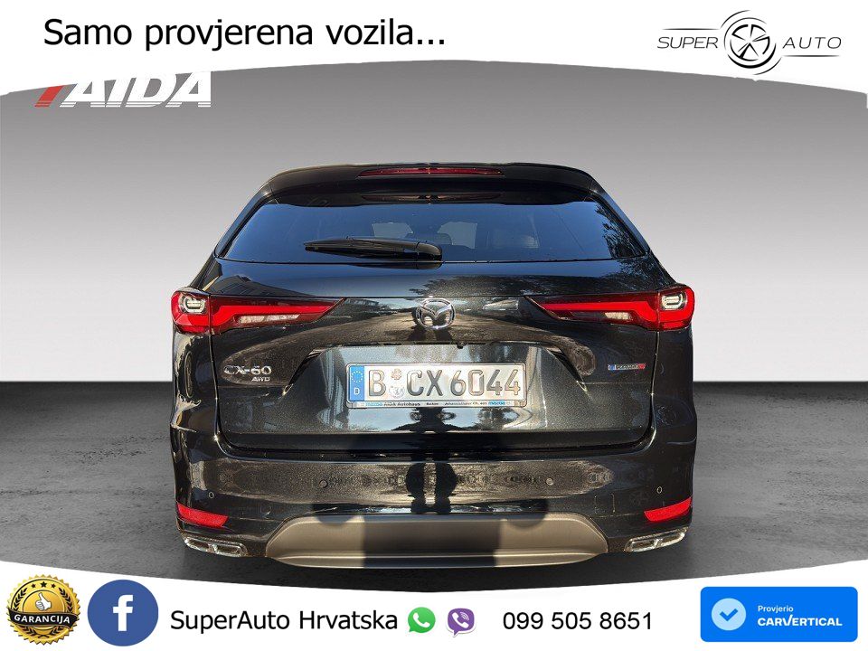 Mazda CX-60 3.3 e-Skyactiv D (254 KS) AWD Automatic MATRIX+GR SJED+KAM