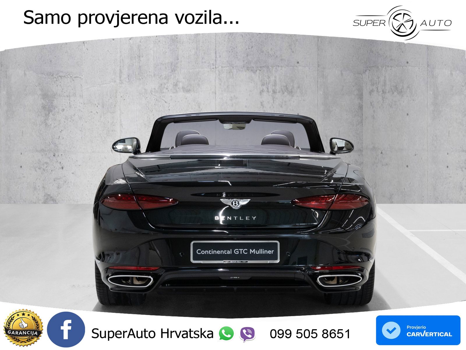 Bentley Continental GTC IV 4.0 V8 TFSi (782 KS) AWD DCT ZRAČNI+ACC+GR SJED+KAM