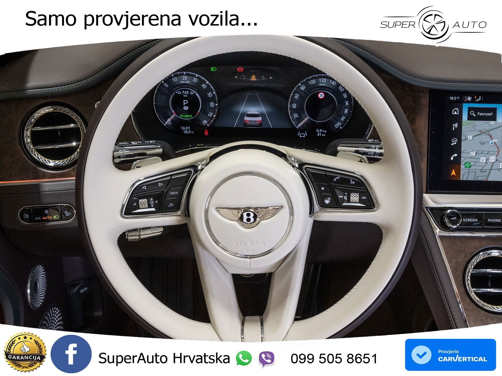 Bentley Continental GTC IV 4.0 V8 TFSi (782 KS) AWD DCT ZRAČNI+ACC+GR SJED+KAM