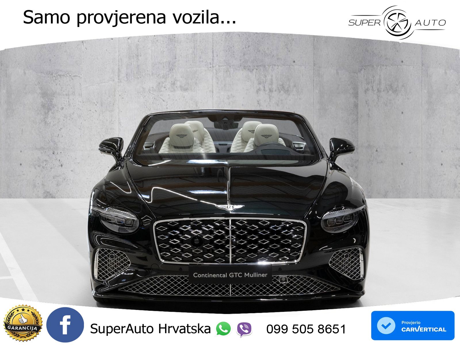 Bentley Continental GTC IV 4.0 V8 TFSi (782 KS) AWD DCT ZRAČNI+ACC+GR SJED+KAM