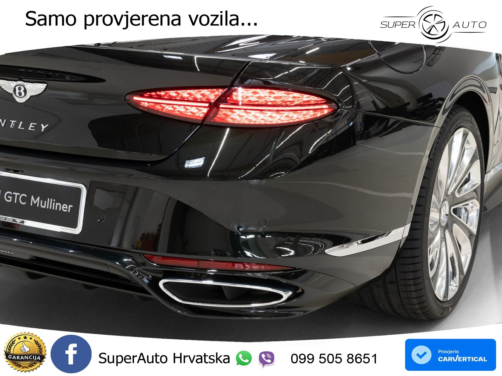 Bentley Continental GTC IV 4.0 V8 TFSi (782 KS) AWD DCT ZRAČNI+ACC+GR SJED+KAM