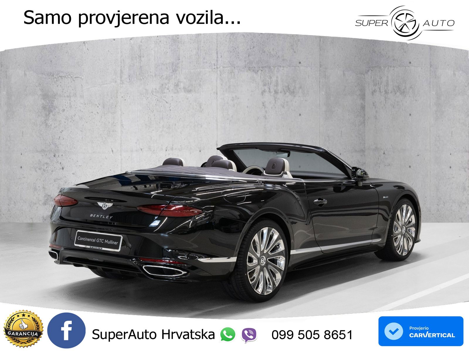 Bentley Continental GTC IV 4.0 V8 TFSi (782 KS) AWD DCT ZRAČNI+ACC+GR SJED+KAM