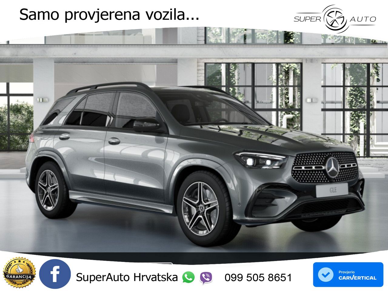 Mercedes GLE 350de (333 KS) 4MATIC 9G-TRONIC AMG ZRAČNI+ACC+GR SJED+KAM+PANO