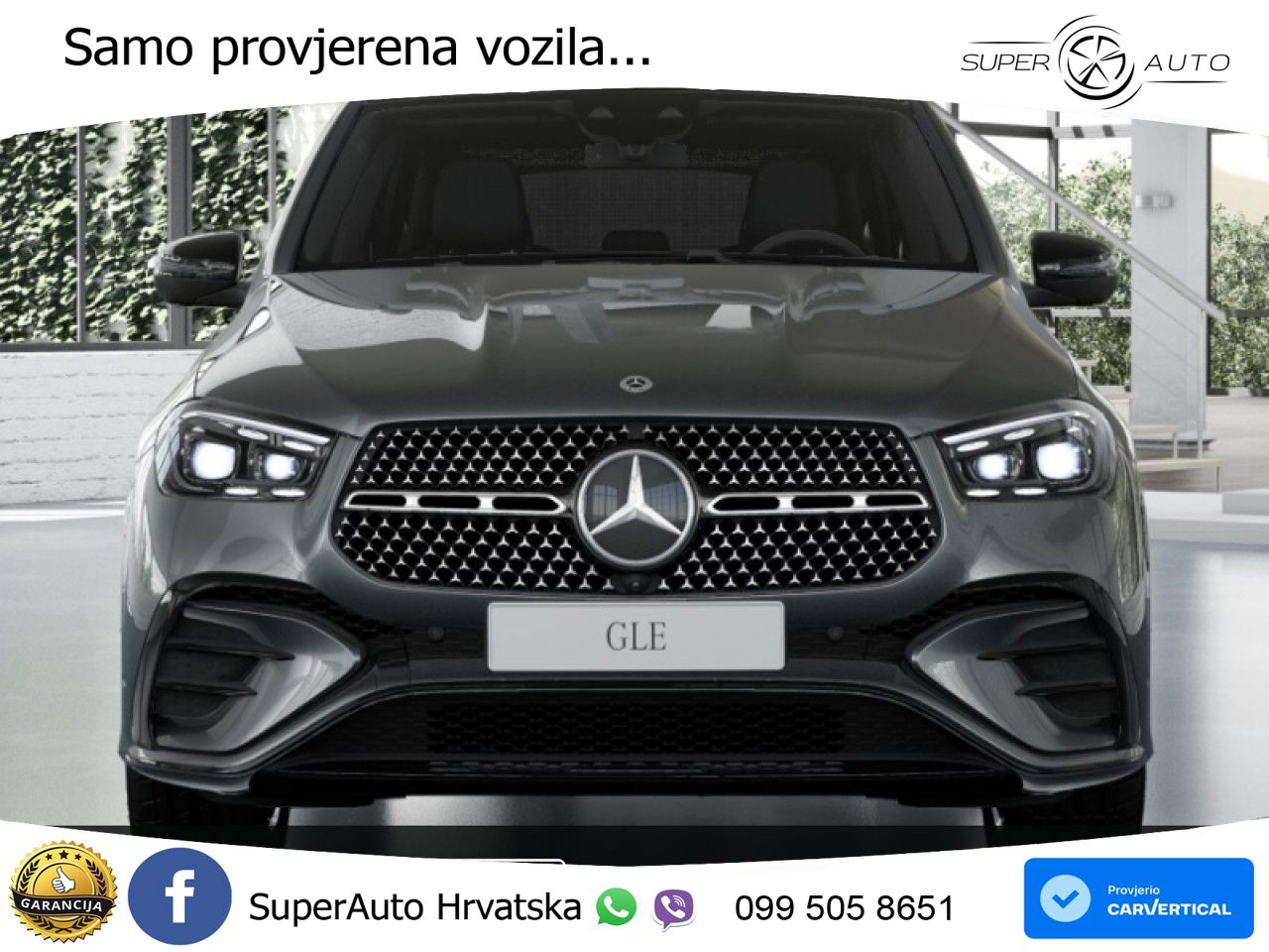 Mercedes GLE 350de (333 KS) 4MATIC 9G-TRONIC AMG ZRAČNI+ACC+GR SJED+KAM+PANO