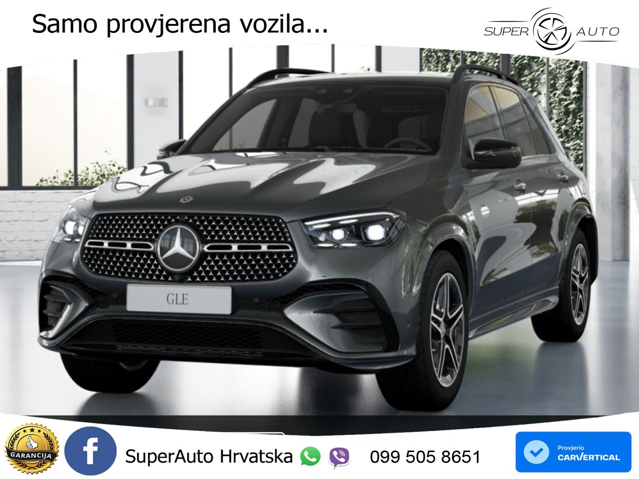 Mercedes GLE 350de (333 KS) 4MATIC 9G-TRONIC AMG ZRAČNI+ACC+GR SJED+KAM+PANO