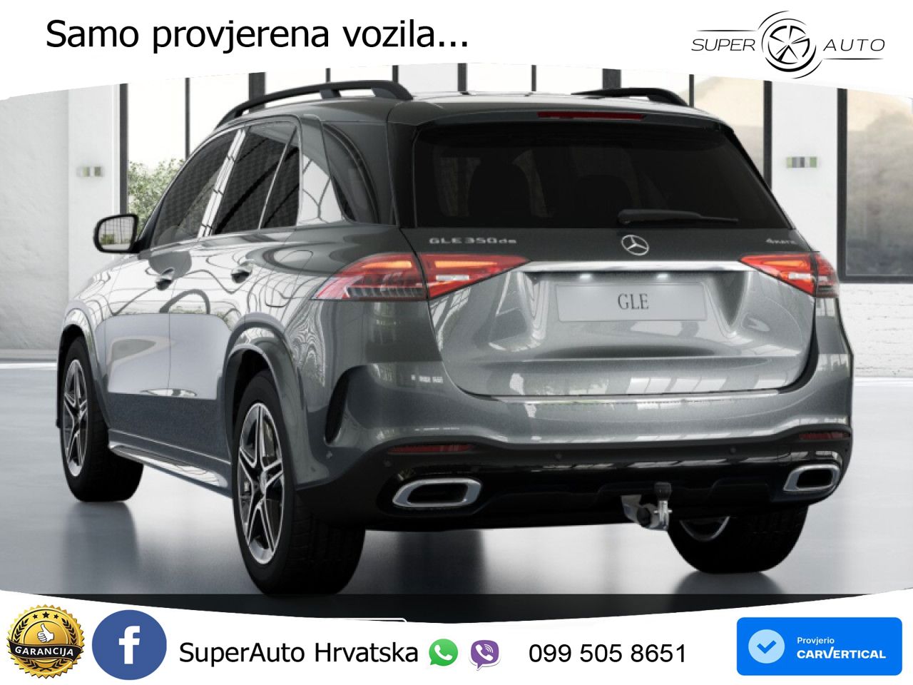 Mercedes GLE 350de (333 KS) 4MATIC 9G-TRONIC AMG ZRAČNI+ACC+GR SJED+KAM+PANO