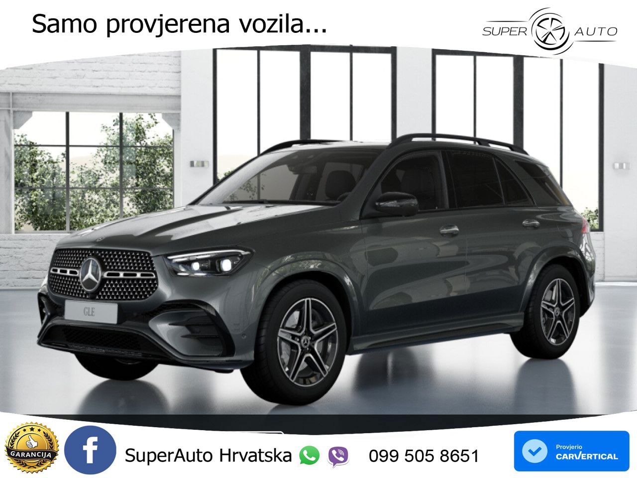 Mercedes GLE 350de (333 KS) 4MATIC 9G-TRONIC AMG ZRAČNI+ACC+GR SJED+KAM+PANO