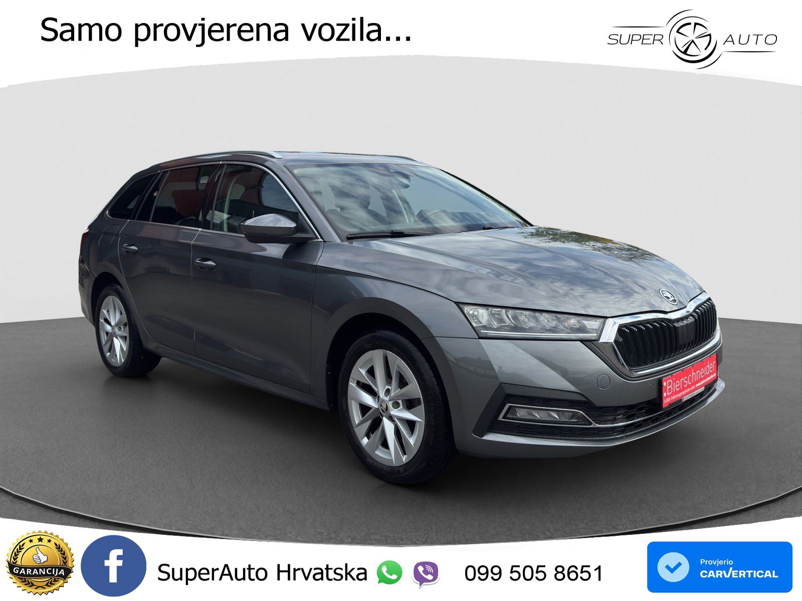 Škoda Octavia Combi 2.0 TDI (150 KS) DSG LED+GR SJED+ACC