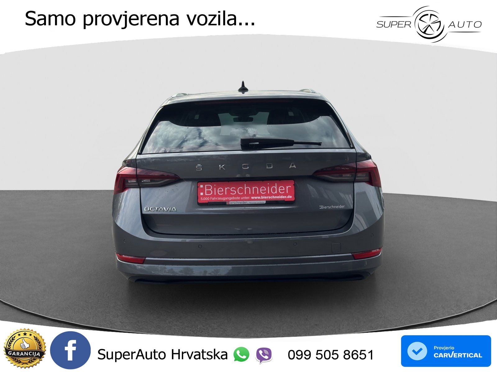Škoda Octavia Combi 2.0 TDI (150 KS) DSG LED+GR SJED+ACC
