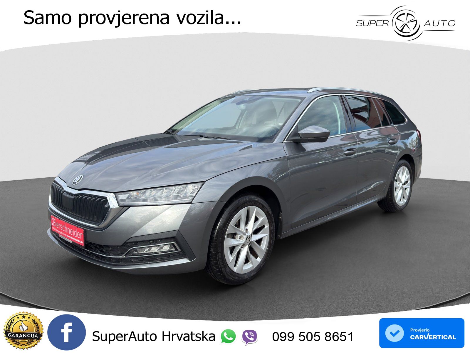 Škoda Octavia Combi 2.0 TDI (150 KS) DSG LED+GR SJED+ACC