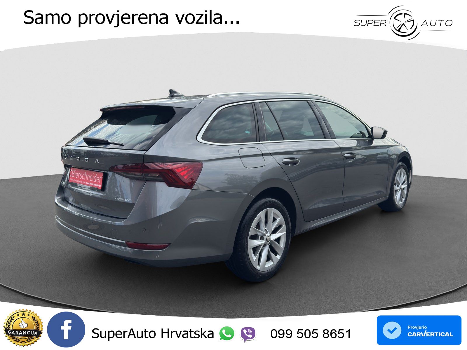 Škoda Octavia Combi 2.0 TDI (150 KS) DSG LED+GR SJED+ACC