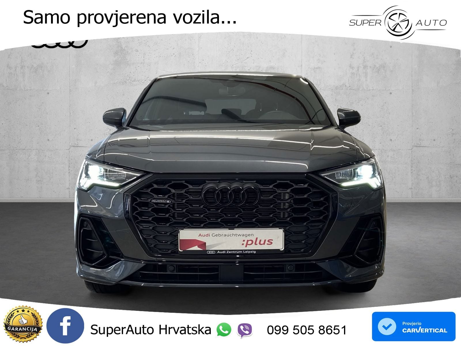 Audi Q3 Sportback 40 TDI (200 KS) quattro S tronic S line LED+GR SJED+ACC