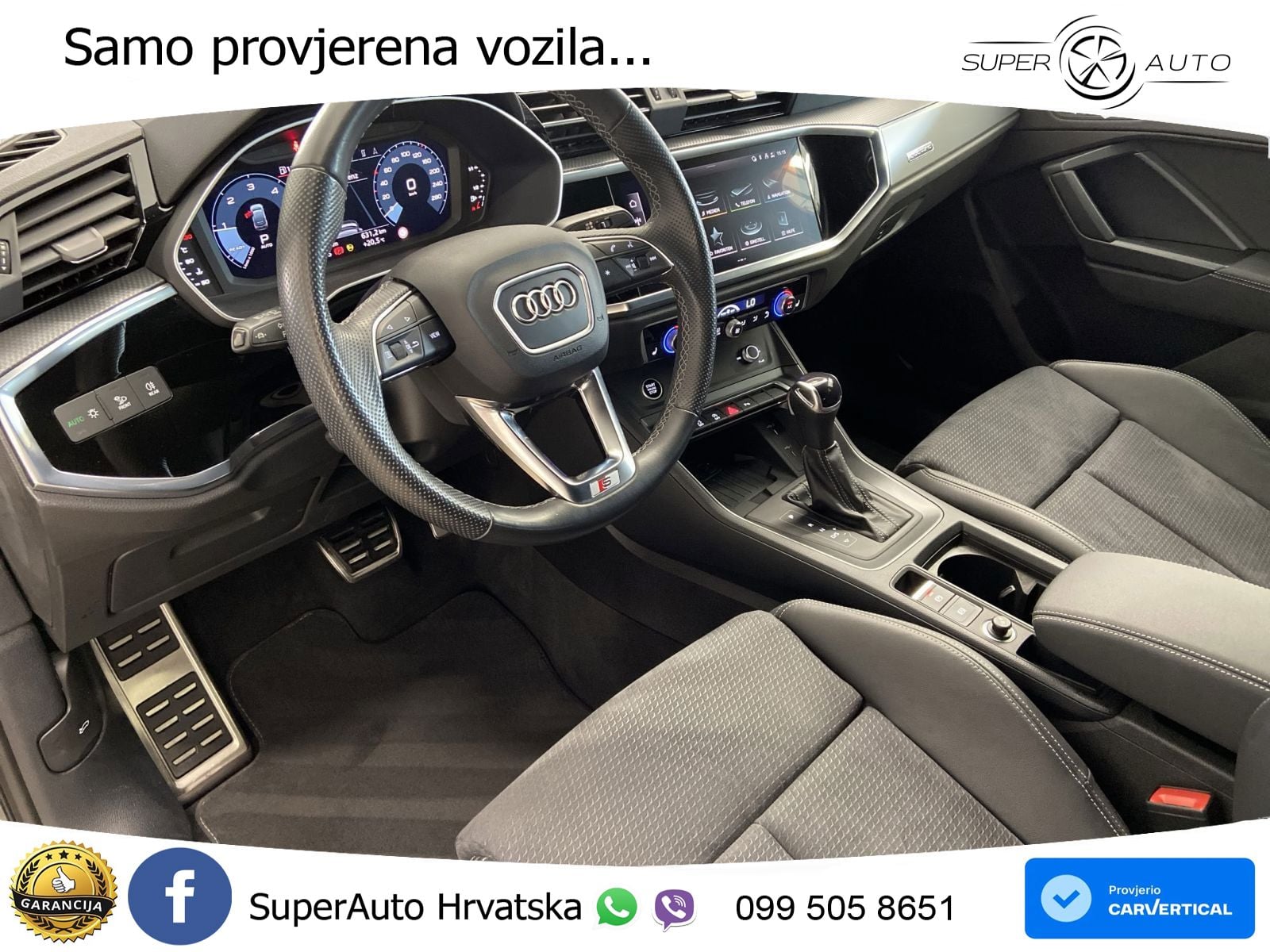 Audi Q3 Sportback 40 TDI (200 KS) quattro S tronic S line LED+GR SJED+ACC