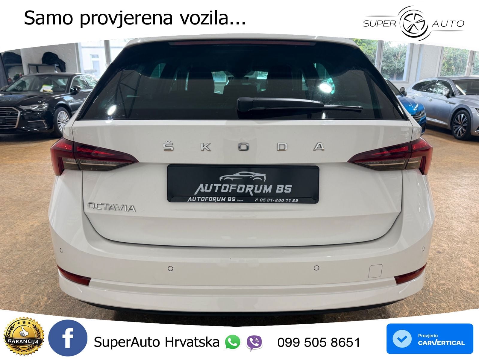 Škoda Octavia Combi 2.0 TDI (150 KS) DSG LED+GR SJED+ACC