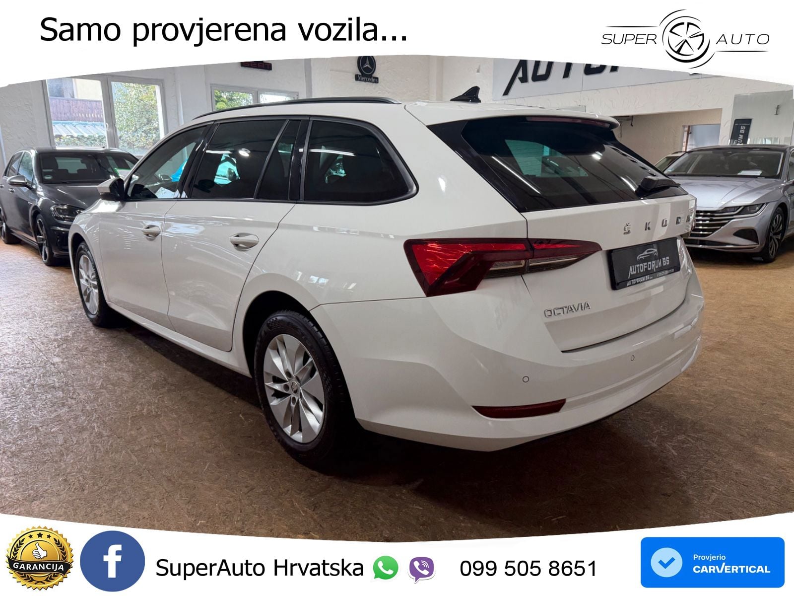 Škoda Octavia Combi 2.0 TDI (150 KS) DSG LED+GR SJED+ACC