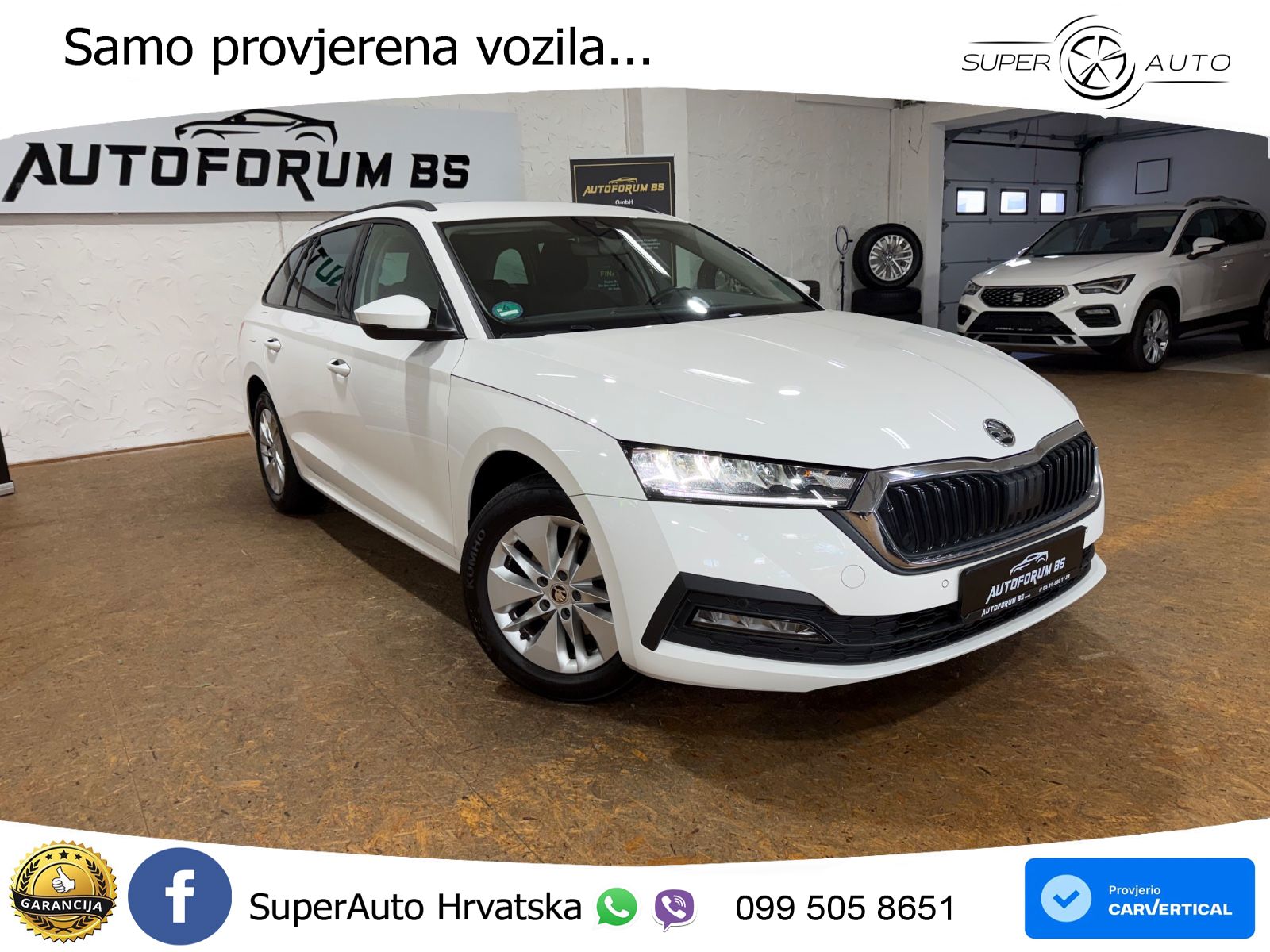 Škoda Octavia Combi 2.0 TDI (150 KS) DSG LED+GR SJED+ACC