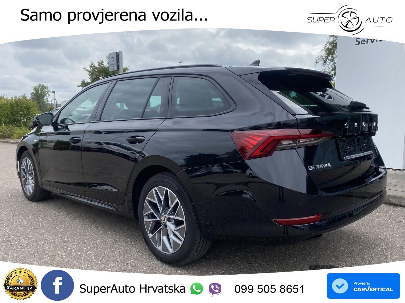Škoda Octavia Combi 2.0 TDI (150 KS) DSG LED+GR SJED+ACC