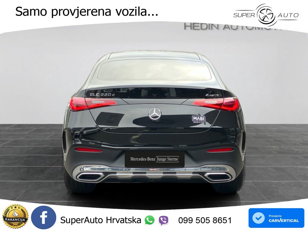 Mercedes GLC Coupe 220d (197 KS) 4MATIC 9G-TRONIC AMG ACC+GR SJED+360+PANO