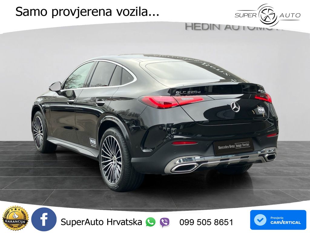 Mercedes GLC Coupe 220d (197 KS) 4MATIC 9G-TRONIC AMG ACC+GR SJED+360+PANO