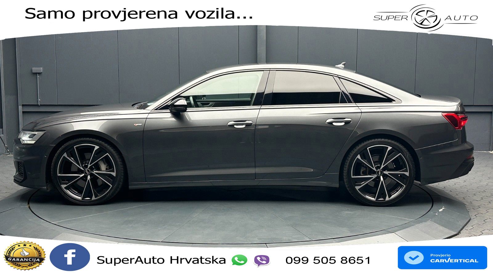 Audi A6 55 TFSI V6 (340 KS) quattro S tronic S line LED+GR SJED+ACC