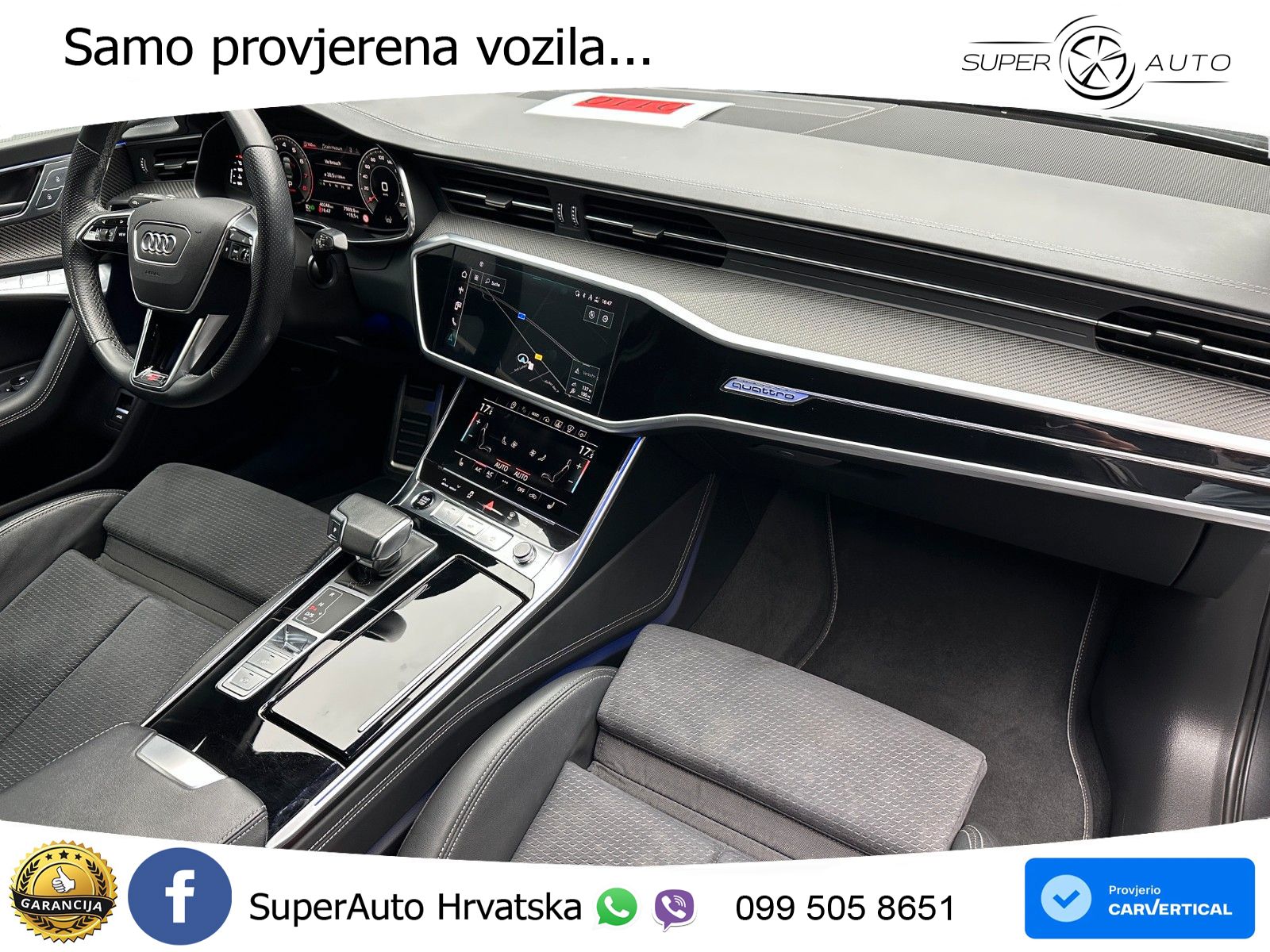 Audi A6 55 TFSI V6 (340 KS) quattro S tronic S line LED+GR SJED+ACC