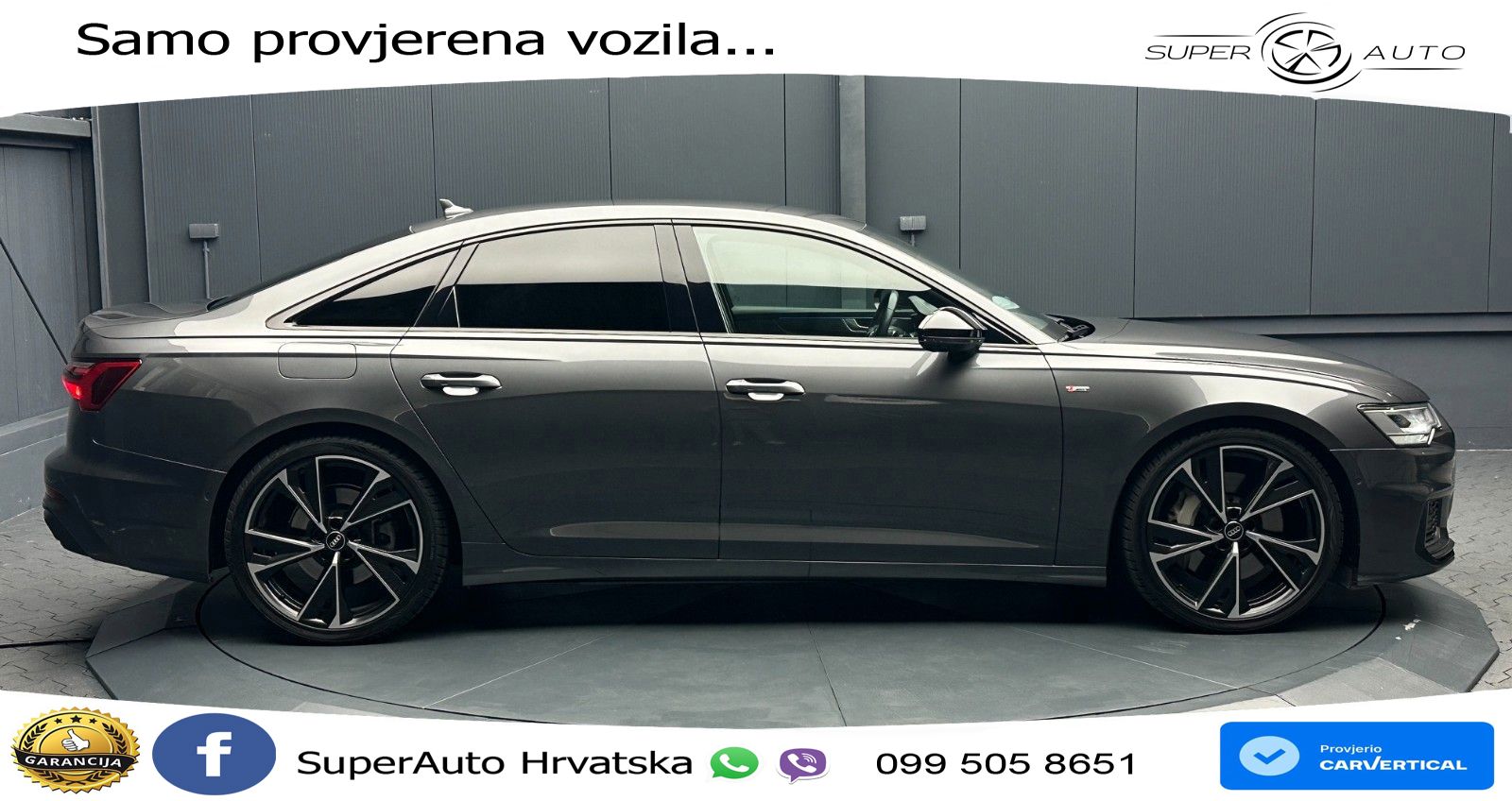 Audi A6 55 TFSI V6 (340 KS) quattro S tronic S line LED+GR SJED+ACC