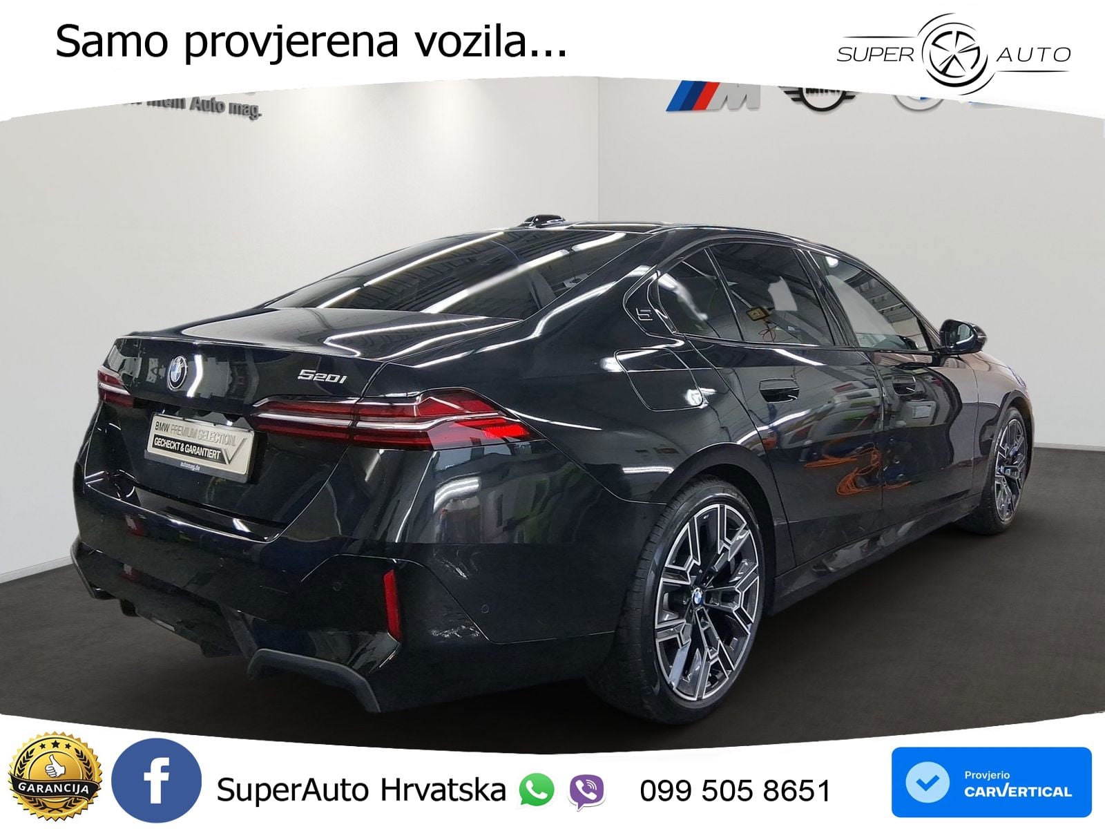 BMW 520i (208 KS) Steptronic M Sport ACC+HEAD+4xGR SJED+360+PANO