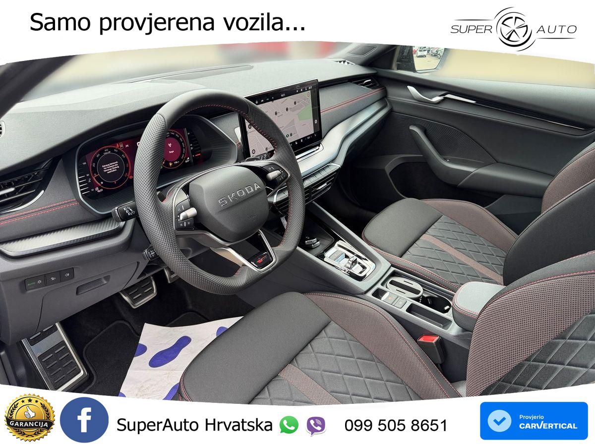 Škoda Octavia Combi RS 2.0 TSI (265 KS) DSG MATRIX+GR SJED+KAM
