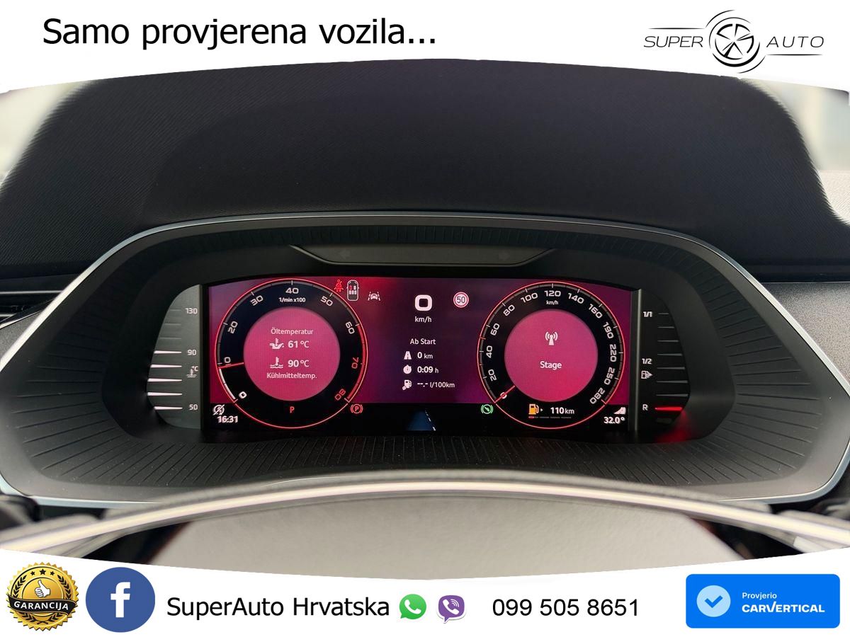 Škoda Octavia Combi RS 2.0 TSI (265 KS) DSG MATRIX+GR SJED+KAM