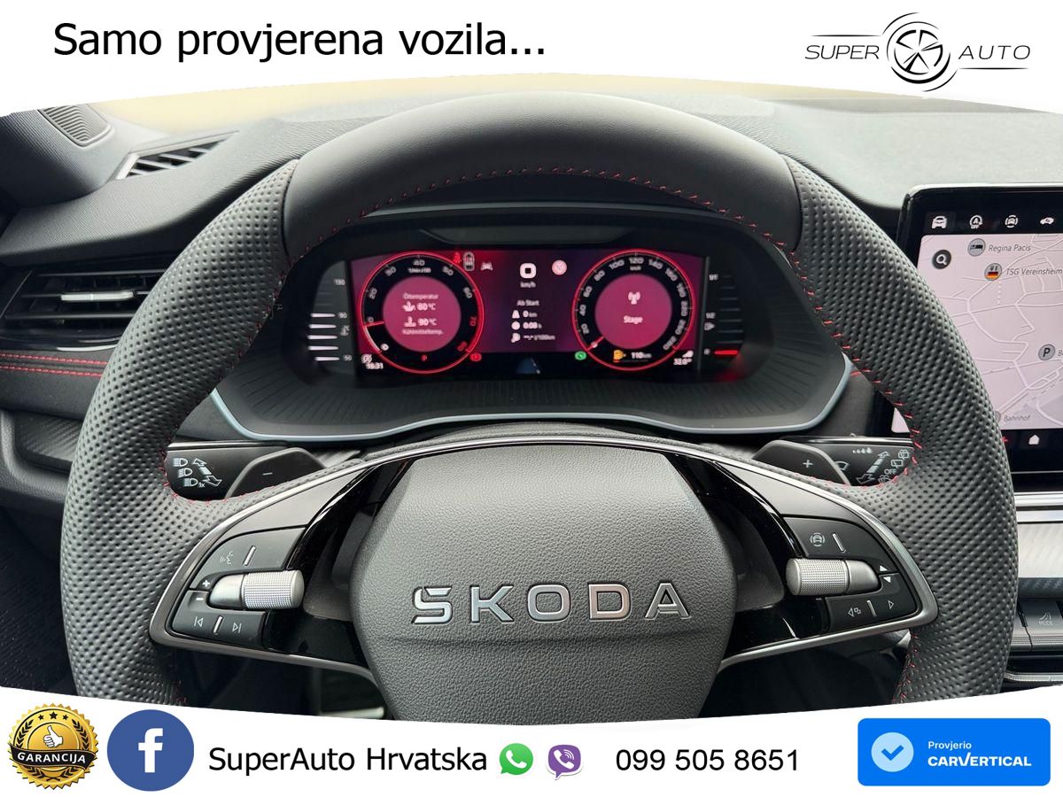 Škoda Octavia Combi RS 2.0 TSI (265 KS) DSG MATRIX+GR SJED+KAM