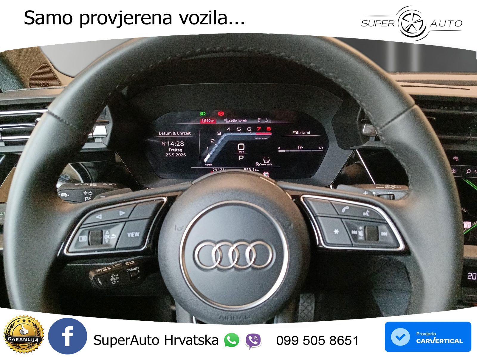Audi A3 35 TFSI (150 KS) S tronic LED+GR SJED+ACC
