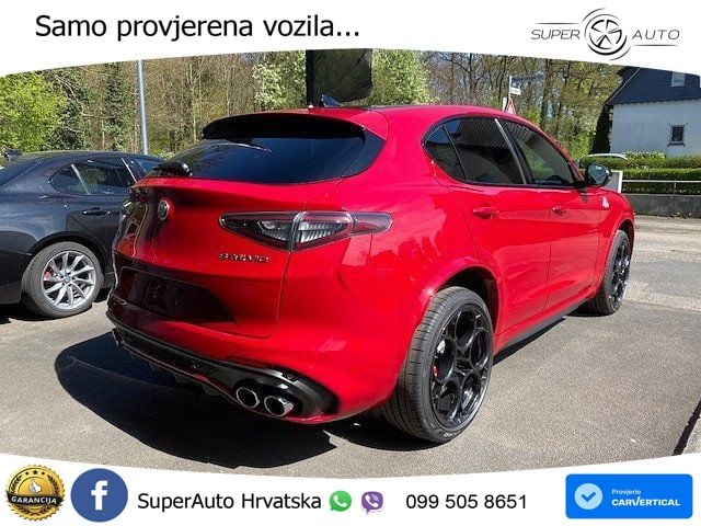 Alfa Romeo Stelvio Quadrifoglio 2.9 V6 Bi-Turbo (520 KS) Q4 Automatic LED+GR SJED+ACC
